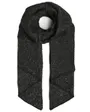 Écharpe Femme PYRON LONG SCARF LUREX Noir