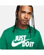 T-shirt Homme M NSW TEE JUST DO IT SWOOSH Vert