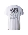 T-shirt Homme M SS MOUNTAIN OUTLINE TEE Blanc