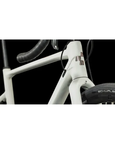 Vélo Gravel Femme NUROAD WS Gris/Rose