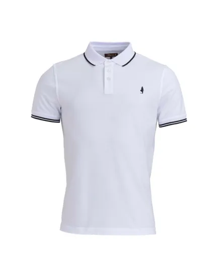 POLO PIQUE MANCHES COURTES Homme Blanc