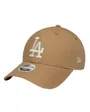 Casquette Femme Linen 9FORTY Los Angeles Dodgers Camel