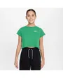 T-shirt manches courtes Enfant K NSW TEE EMB FUTURA Vert