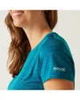 T-shirt Femme WMFINGALEDITION Bleu