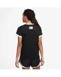 T-shirt manches courtes Femme W NK DF SWOOSH RUN SS TOP Noir