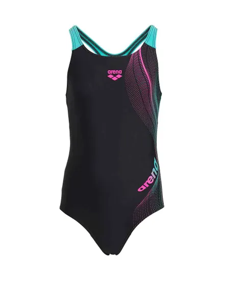 MAILLOT DE BAIN FILLE G GRAPHIC SWIMSUIT SWIM PRO BACK Noir