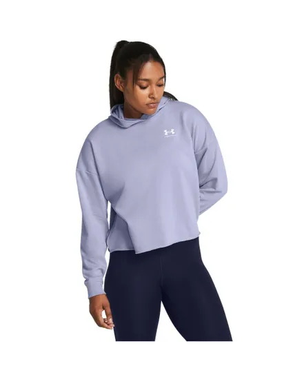 Veste Under Armour Rival Terry FZ Hoodie Femmes Gris