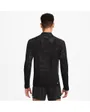 Veste à capuche manches longues Homme M NK DF TRAIL MIDLAYER HZ Noir