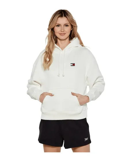 Sweat à Capuche Femme Badge Tommy Jeans