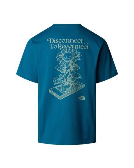 T-shirt Homme M CONNECT RELAXED SS TEE-GRAPHIC Bleu