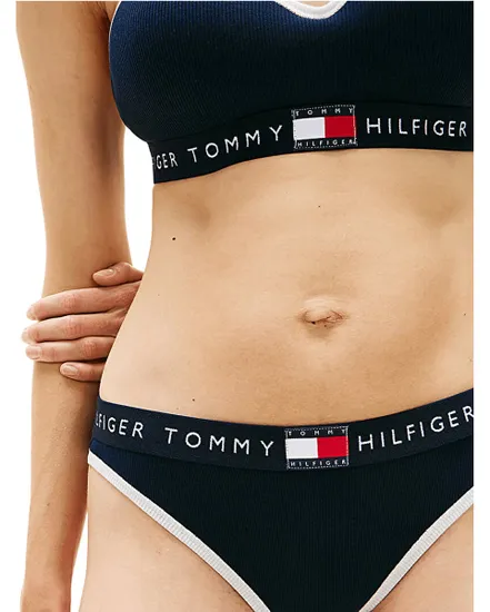 Culotte Bikini Femme Côtelée Tommy Hilfiger