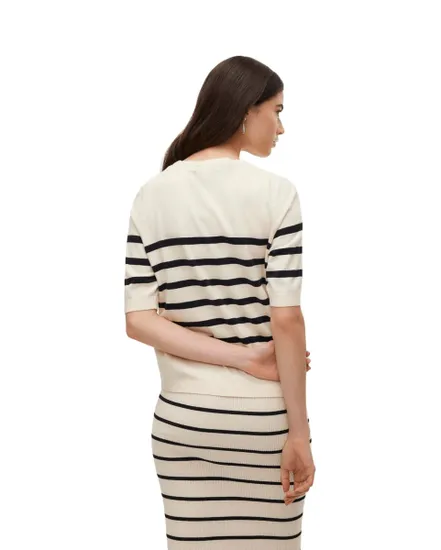 Pull Manches Courtes Femme VMSABA Plain