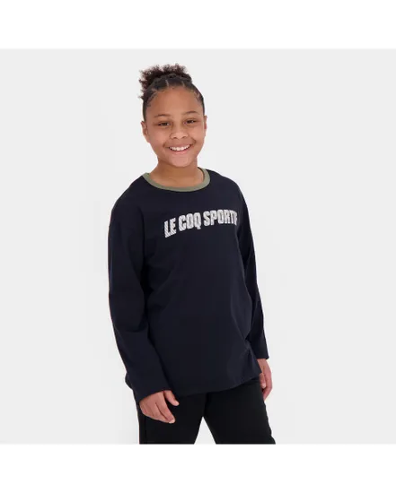T-shirt manches longues GRAPHIQUE Enfant Noir