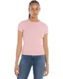 T-Shirt Femme Slim Essential Rib