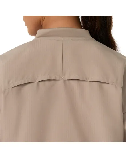 Veste à capuche Femme NAGINO RUN ADJUSTABLE JACKET Beige