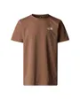 T-shirt Homme M SS SIMPLE DOME TEE Marron