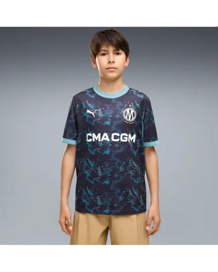 Maillot de football Enfant OM AWAY JERSEY REPLICA JR Bleu