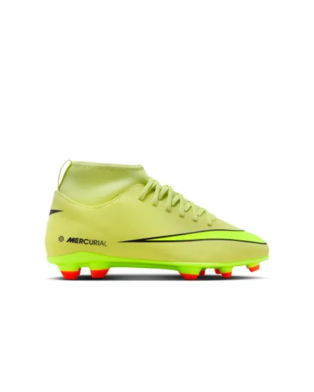 Crampons de football Enfant JR SUPERFLY 10 CLUB FG/MG Jaune