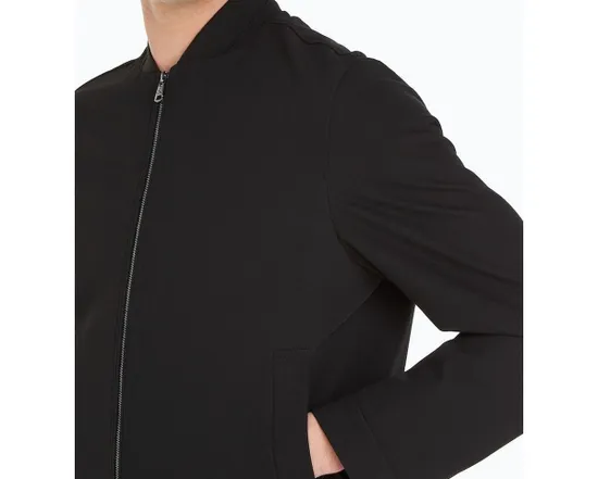 Veste zip Homme SOFT TWILL BOMBER Noir