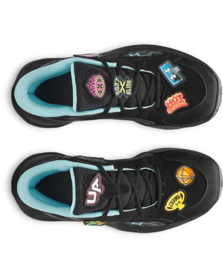 Chaussures de basketball Enfant UA GS JET  25 VC Noir