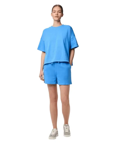 Sweat-Shirt Femme Loose Manches Courtes