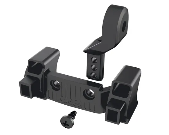 Support d'écran Kiox combinable avec support de panier au guidon Noir