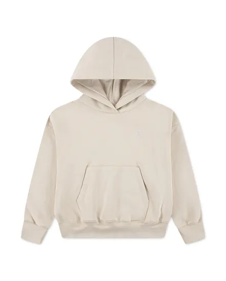 Sweat à capuche Fille JDG WJ BRKN FLC PO HOODIE Beige