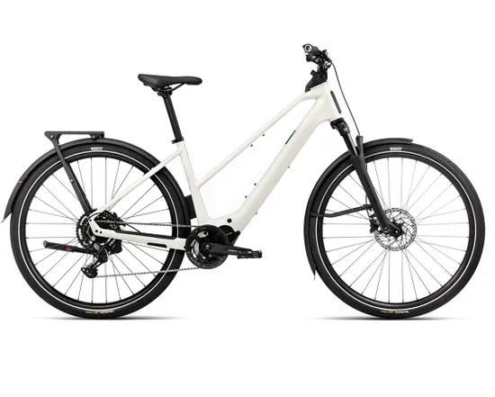 VTC électrique KEMEN TOUR 30 MID 20MPH Blanc Ivoire