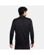 Haut col zip Homme M NK DF PACER TOP HZ Noir