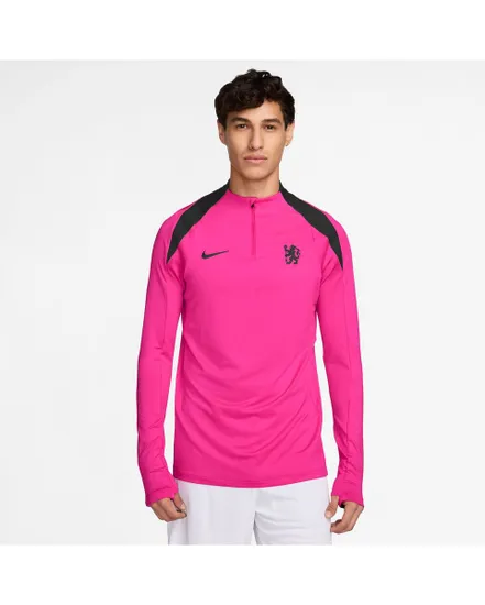 Haut col zip Homme CFC M NK DF STRK DRILL TOP K3R Rose