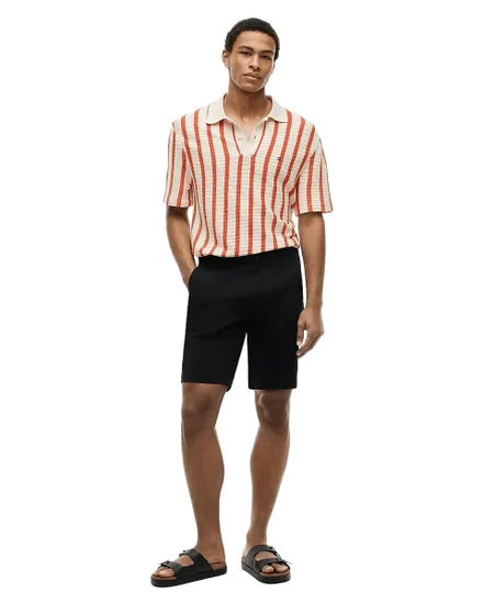 Polos Homme Open Knit Relaxed Fit Polo