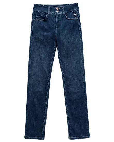 Jean Femme SECRET SLIM W/ METAL DETAILS Bleu Foncé