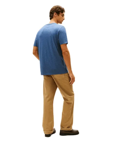 T-shirt col rond Homme ESSENTIAL REG FIT HEATHER TEE Bleu Égéen