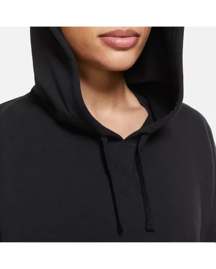 Sweatshirt à capuche manches longues Femme W NY DF FLC HOODIE Noir