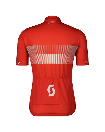 Maillot manches courtes Homme RC TEAM 10 Rouge/Blanc