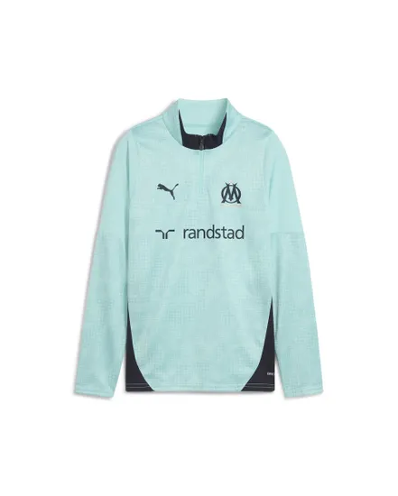 Haut d'entrainement Enfant OM TRAINING 1/4 ZIP Bleu