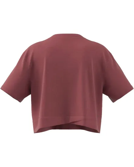 Tee shirt crop Femme W STDIO CROP T Bordeaux