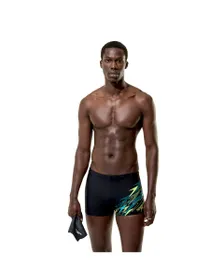 Short de bain Homme MEDLEY LOGO AQUASHORT BLA/GRN Noir
