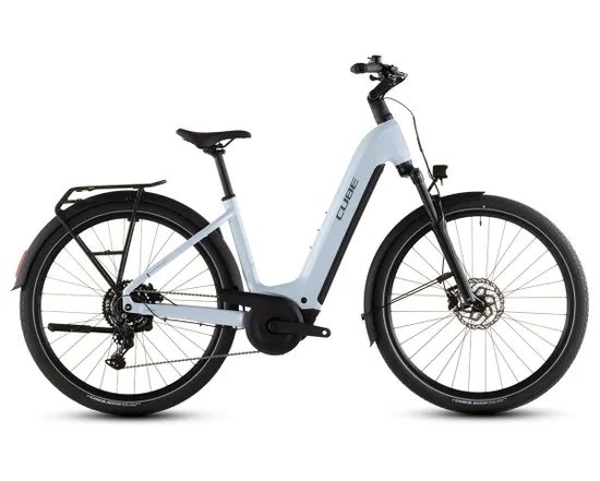Vélo trekking électrique TOURING HYBRID ONE 600 Bleu Glacier