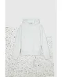 Sweatshirt à capuche manches longues Enfant S-KEA JR Blanc