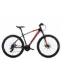 VTT semi rigide Homme ADVERSE 27,5 3X7V STI Noir/Orange Fluo