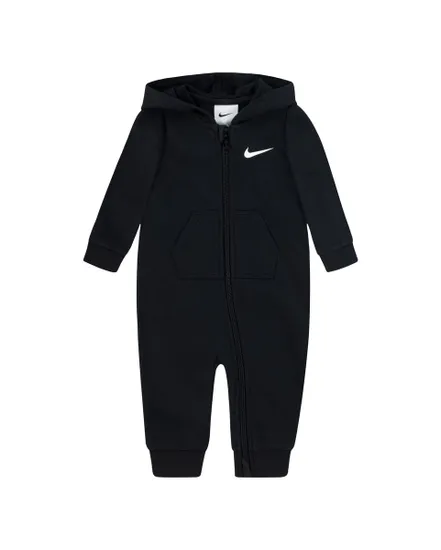 Combinaison Bébé NKN ESSENTIALS HOODED COVERALL Noir