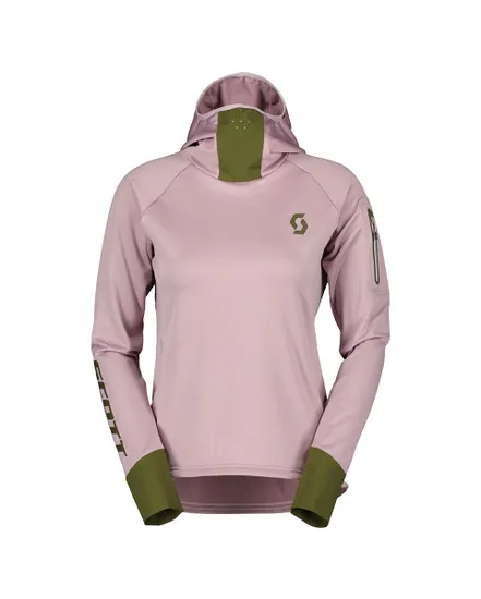 Sweat à capuche polaire Femme TRAIL STORM Rose