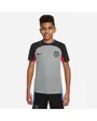 Maillot Enfant plus âgé FCB YNK DF STRK SS TOP KKS CL Gris Barcelone