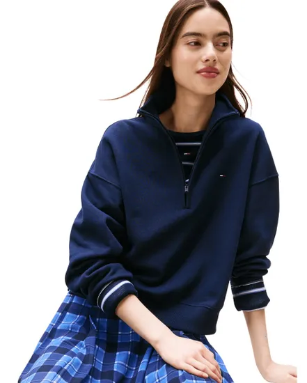 Sweat Femme TJW BXY S-Flag 1/4 Zip