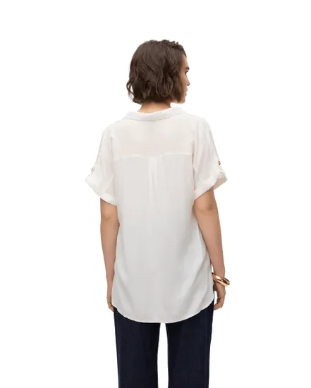 Chemise Femme VMBUMPY SS SHIRT WVN GA NOOS