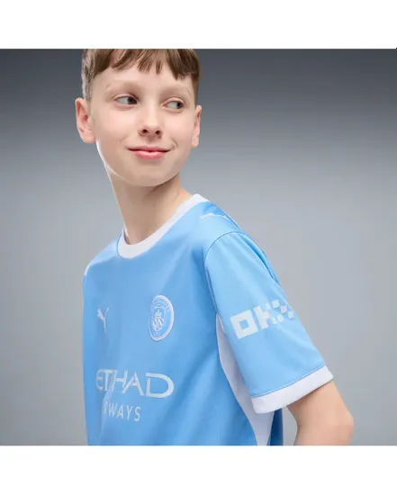 Maillot de football Enfant MCFC HOME JERSEY REPLICA JR Bleu