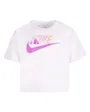 T-shirt manches courtes Enfant DIGI DYE FUTURA TEE Blanc