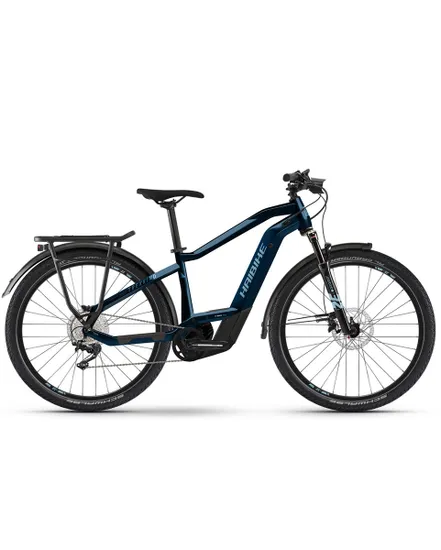 Vélo électrique trekking Unisexe TREKKING 8 HIGH Bleu