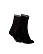 Lot de 2 paires de chaussettes Femme CK WOMEN SHORT SOCK 2P SHINY LOGO Noir